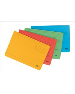 DOCUMENT WALLETS BRIGHT 300GSM ASSORTED FCAP (Pack Size: 25s)
