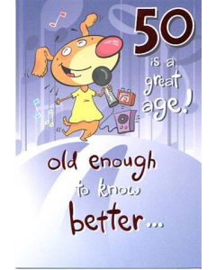 50TH BIRTHDAY OPEN 050 10647887 Open 050 EVERYDAY (Pack Size: 6)