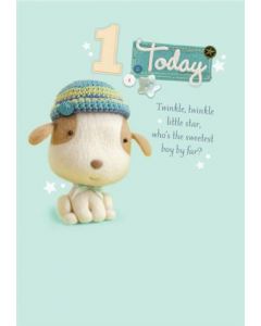 1ST BIRTHDAY BOY OPEN 050 11194525 Open 050 EVERYDAY (Pack Size: 6)