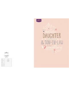 ANNIVERSARY DAUGHTER & SON IN LAW 11224587 090 EVERYDAY (Pack Size: 6)