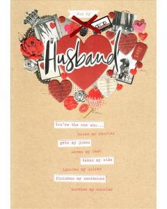 HUSBAND ANNIVERSARY OPEN 090 EVERYDAY 11224675 090 EVERYDAY (Pack Size: 6)