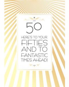 50TH BIRTHDAY OPEN 070 11275421 070 EVERYDAY (Pack Size: 6)