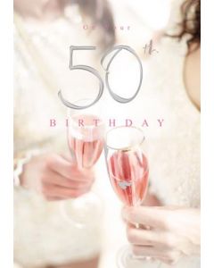 50TH BIRTHDAY FEM 075 11532723 075 EVERYDAY (Pack Size: 6)