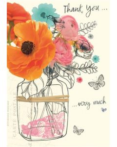 THANK YOU FEM 035 25453894 Willow Bouquet 035 EVERYDAY (Pack Size: 6)