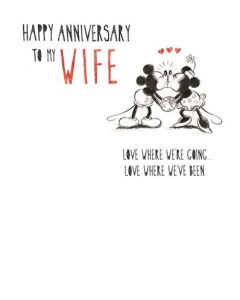 ANNIVERSARY WIFE 075 25455178 Disney 075 EVERYDAY (Pack Size: 6)