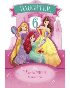 6TH BIRTHDAY DAUGHTER 125 25482276 Disney 125 EVERYDAY (Pack Size: 6)