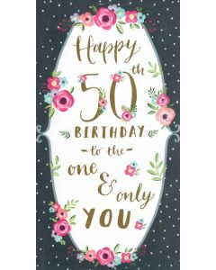 50TH BIRTHDAY FEM 050 25482563 050 EVERYDAY (Pack Size: 6)