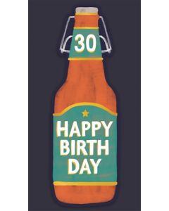 30TH BIRTHDAY MAL 075 25482567 075 EVERYDAY (Pack Size: 6)