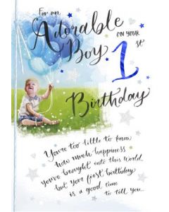 1ST BIRTHDAY MAL 070 25482664 070 EVERYDAY (Pack Size: 6)