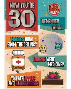 30TH BIRTHDAY OPN 090 25482715 Mad As Cheese 090 EVERYDAY (Pack Size: 6)