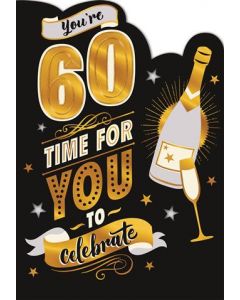 60TH BIRTHDAY OPN 090 EVERYDAY 25482820 090 EVERYDAY (Pack Size: 6)