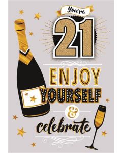 21ST BIRTHDAY OPN 090 25482822 090 EVERYDAY (Pack Size: 6)