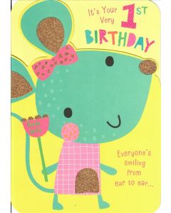 1ST BIRTHDAY OPN 075 EVERYDAY 25484038 075 EVERYDAY (Pack Size: 6)