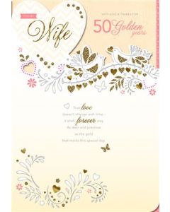 ANNIVERSARY GOLDEN WIFE 25490725 Handpicked 125 EVERYDAY (Pack Size: 6)