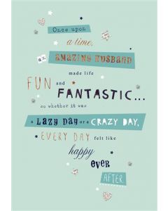 ANNIVERSARY HUSBAND 25491009 Once Upon A Star 075 EVERYDAY (Pack Size: 6)