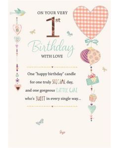1ST BIRTHDAY FEM 075 25495355 Sugared Almonds 075 EVERYDAY (Pack Size: 6)