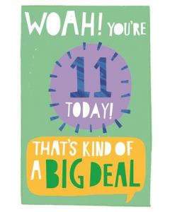 11TH BIRTHDAY OPN 050 25495362 Jolly Magpie 050 EVERYDAY (Pack Size: 6)