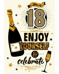 18TH BIRTHDAY OPN 090 25503860 090 EVERYDAY (Pack Size: 6)