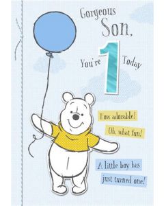1ST BIRTHDAY SON 125 25504941 Disney Baby 125 EVERYDAY (Pack Size: 6)