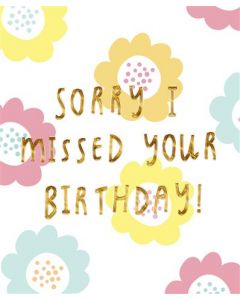 BELATED BDAY 075 25507944 075 EVERYDAY (Pack Size: 6)