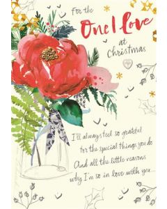 ONE I LOVE OPN 090 25516730 Willow Bouquet 090 CHRISTMAS (Pack Size: 3)