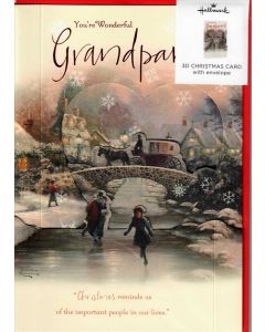 GRANDPARENTS OPN 125 25520010 Thomas Kinkade 125 CHRISTMAS (Pack Size: 3)