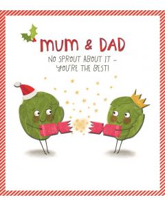 MUM AND DAD OPN 075 25520710 Pun Puddings 075 CHRISTMAS (Pack Size: 6)