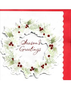 BOXED CARDS LUXURY WREATH 6 Christmas 25522077 CHRISTMAS (Pack Size: 16)