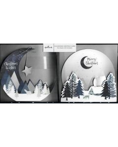 BOXED CARD HANDMADE COSMIC WINTER SCENES Christmas 25522088 CHRISTMAS (Pack Size: 12)