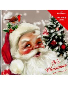 CHARITY XMAS SQ SANTA Christmas 25523805 CHRISTMAS (Pack Size: 6)