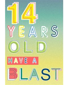 14TH BIRTHDAY OPN 075 25524443 Shinytastic 075 EVERYDAY (Pack Size: 6)