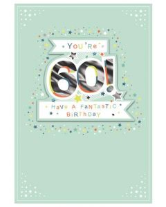60TH BIRTHDAY OPN 90 25526913 Just Brilliant 090 EVERYDAY (Pack Size: 6)