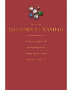 GRANDMA AND GRANDAD OPN 075 25530882 Granville and Milton 075 CHRISTMAS (Pack Size: 6)