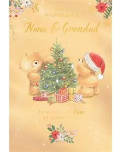 NANA AND GRANDAD OPEN 050 25543272 Forever Friends 050 CHRISTMAS (Pack Size: 6)