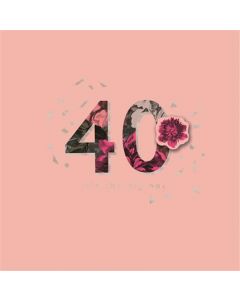 40TH BIRTHDAY FEMALE 075 25554665 Stormy Blossoms 075 EVERYDAY (Pack Size: 6)