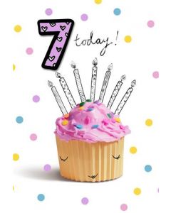 7TH BIRTHDAY 25555949 Hallmark 050 EVERYDAY (Pack Size: 6)