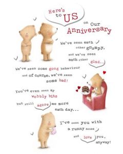 ANNIVERSARY OUR 090 25556246 Ted and Ginger 090 EVERYDAY (Pack Size: 6)