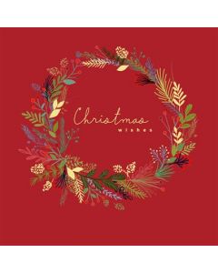 FOILED WREATH LUXURY BOXED 25559876 Hallmark CHRISTMAS (Pack Size: 6)