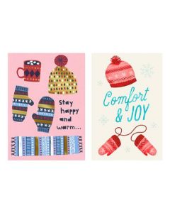 HAT AND MITTENS MULTI BOXED 25559885 Hallmark 272 CHRISTMAS (Pack Size: 12)