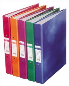 RINGBINDER A4 CLASSICO ASSORTED COLOUR 2 RING (Pack Size: 10s)