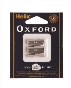 SHARPENER METAL 2 HOLE BLISTER HELIX (Pack Size: 10)