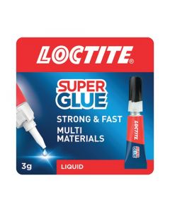 GLUE LOCTITE SUPERGLUE 3gm UNIVERSAL INSTANT ADHESIVE (Pack Size: 24)