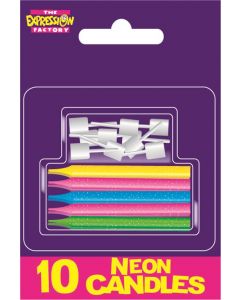 Neon Candles Neon Candles (Pack Size: 6)