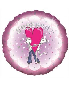 BALLOON HELIUM ENGAGEMENT INC WEIGHT & RIBBON (Pack Size: 1)