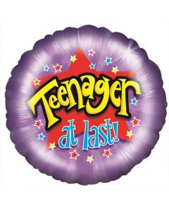 BALLOON HELIUM 18" TEENAGER INC WEIGHT & RIBBON (Pack Size: 1)