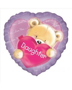 BALLOON HELIUM DAUGHTER 18" INC WEIGHT & RIBBON (Pack Size: 1)