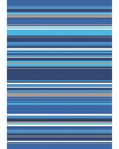 Gift Wrap Blue Stripes (Pack Size: 24)