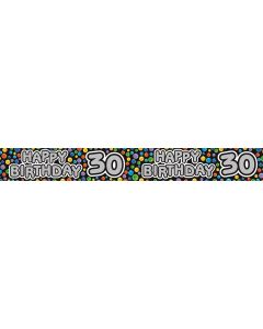 Holographic Banners AGE 30 MALE (Pack Size: 12)
