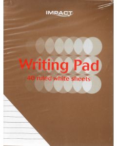 WRITING VALUE WHITE RULED IMPACT (Pack Size: 24)