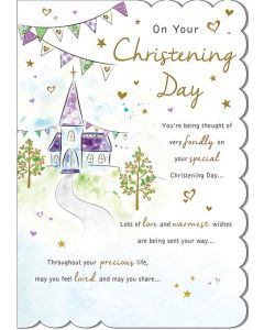 Christening Special Occasions With Love M2 9 x 6 A20106 WITH (Pack Size: 6)